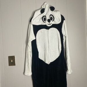 Black and White Panda onesie